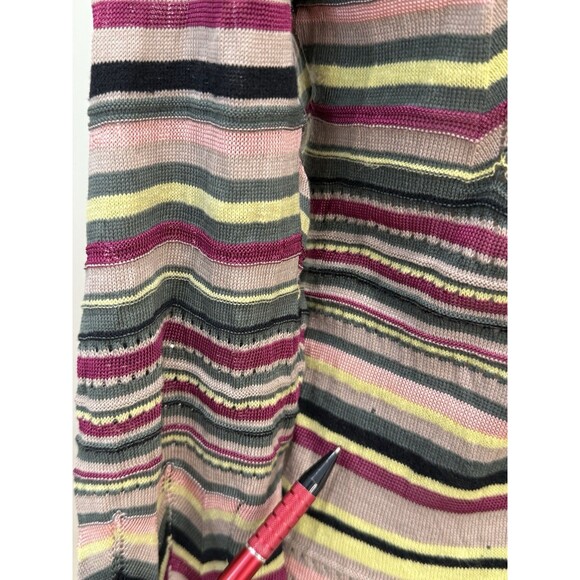 Missoni Sz 10 S/M Fine Knit Long Chevron Zig-Zag Iconic Cardigan Sweater - Picture 8 of 13